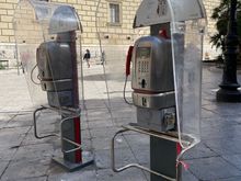 A relic of the past in Piazza Bellini. I wonder if they work?
