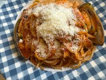 One last Pasta and seafood dinner