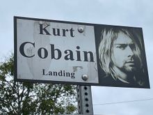 Stopped to pay our respects to Kurt Cobain at Kurt's landing, a pretty beat up bridge with lots of graffiti