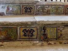 Other interesting detail, including these tiled steps