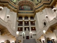 Main hall.  PA State Capitol