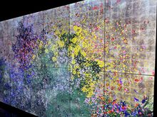 teamLab Borderless - this is just a still frame of a constantly moving display