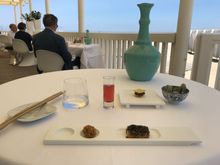 Lunch on the terrace at Uliassi in Senigallia