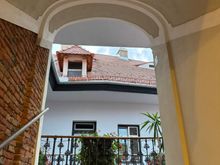 Our room is at the bottom of these stairs