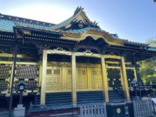 Inside Shrine doors