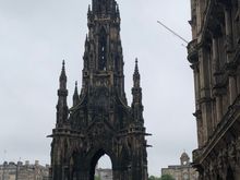 Gothic Monument to Sir Walter Scott in Princes St. Gardens