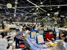 This was dubbed the gold mall on the sign over the front doors. Inside there had to have been hundreds of jewelry counters, each owned by a different person.