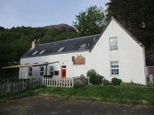 Outside the restaurant