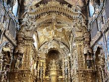 So much gold inside Santa Clara church