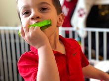 Who knows, maybe he's got some musical talent!