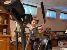 Joyce is training him well!