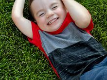 Such a happy boy! He can easily pronounce my name, but still struggles with Joyce’s, apparently calling her Twor, lol! It just might stick!