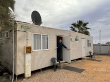 The overflow. Not fancy but quite comfortable.