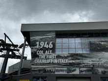 Once back in Corvara, we took the Col Alt lift, which goes up to one side of an expansive ski and hiking area accessible from Corvara, San Cassiano and La Valle.