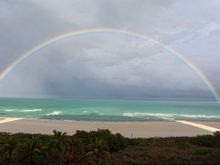 We had a beautiful rainbow after the storm.