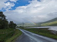 The weather couldn't decide if it wanted to rain or be sunny