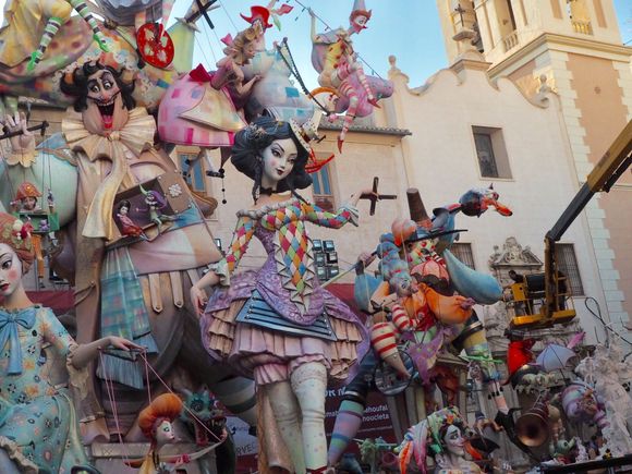 A year ago at Las Fallas in Valencia, Spain