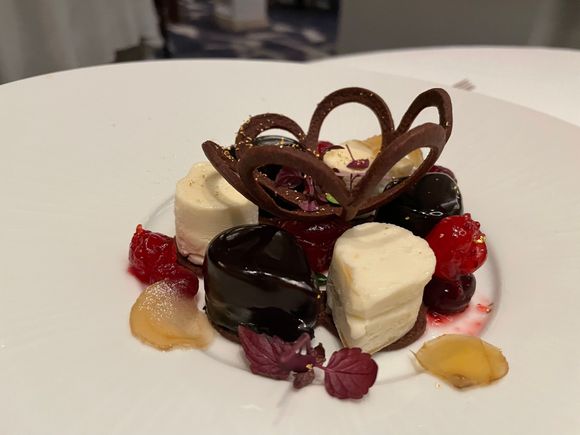 Mr. Gruezi’s dessert. 