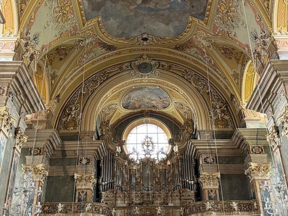 Part of the Baroque interior