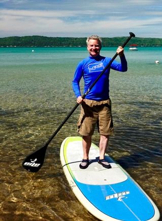  I only fell off three times, which I suppose wasn’t too bad for a rookie. Fortunately the temperature of Crystal Lake was perfecto! Most refreshing. 