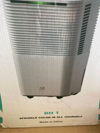 What does that mean??? Sprinkle color in all yourself? And what could it possibly have to do with dehumidifiers ? 