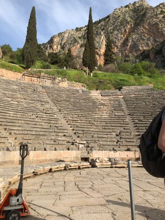 Theatre at the Temple of Apollo, Delphi. 
