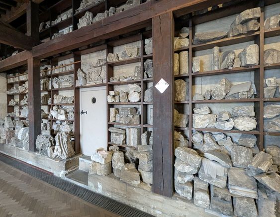 Cathedral remains from the Great London Fire in 1666