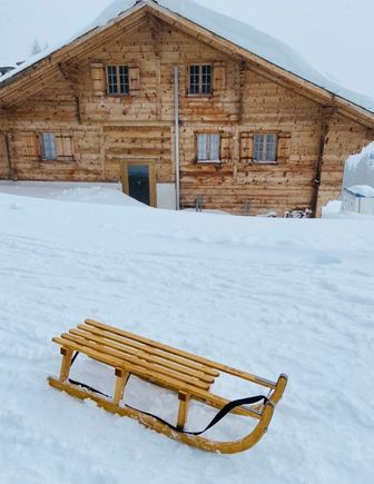 Of course there has to be snow for the first day of winter!