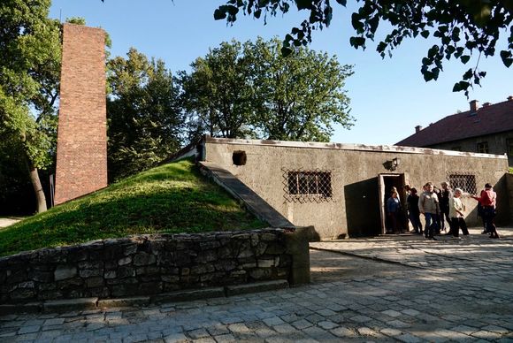 This is where they did the gassing and cremation.