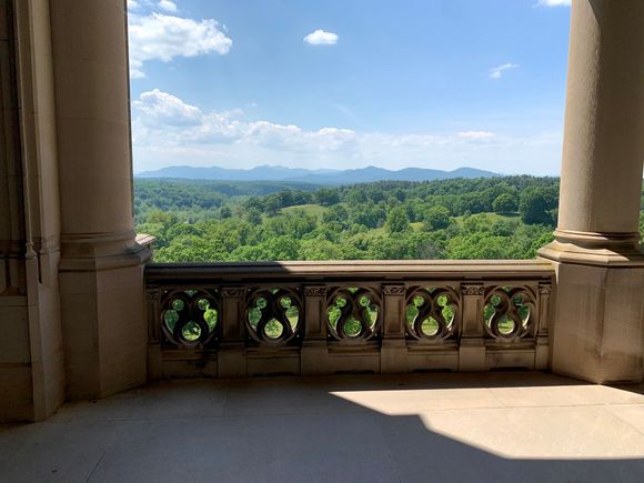 View from one of the balconies 