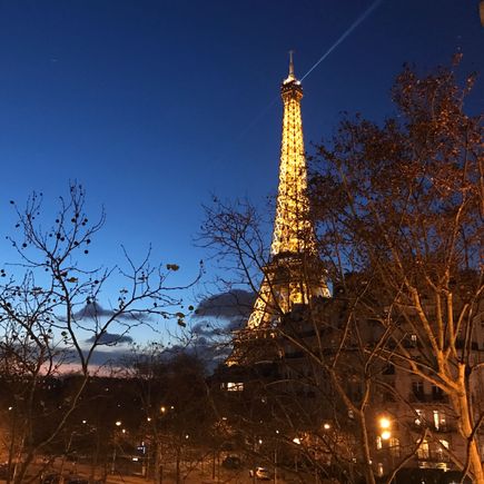 View from our holiday apartment. 