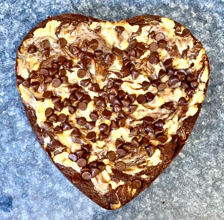 Cheesecake swirled brownie 