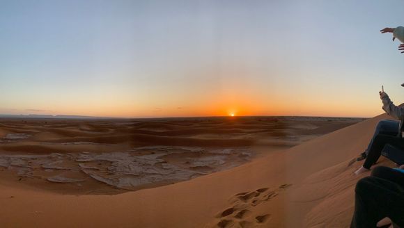 Sunrise on the dune 