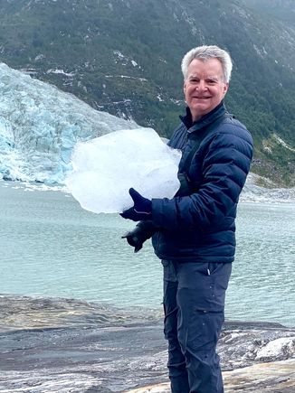 Glacier ice