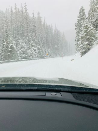 Hit Lolo Pass ahead of the snow plows.  Tires did great! It was still slow but we didn’t slip and saw other vehicles off the road. 