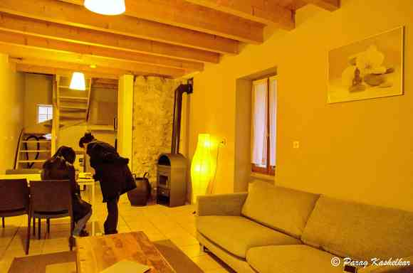 We had a beautiful 2 bedroom villa, with a living, dining kitchen on the ground floor.