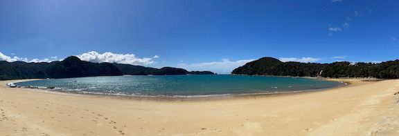Anchorage beach, where we met the boat to return to Kaiteriteri.