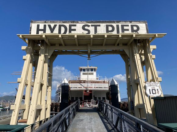 Inside SF maritime national historic park 