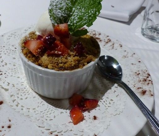 Apple crumble