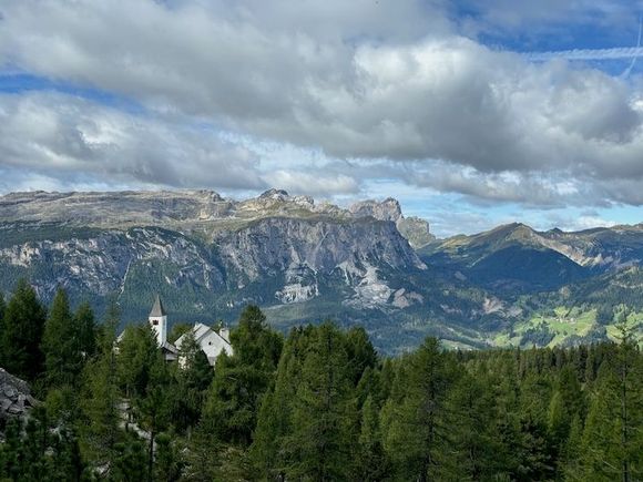 Views from the beginning of the trail above the church