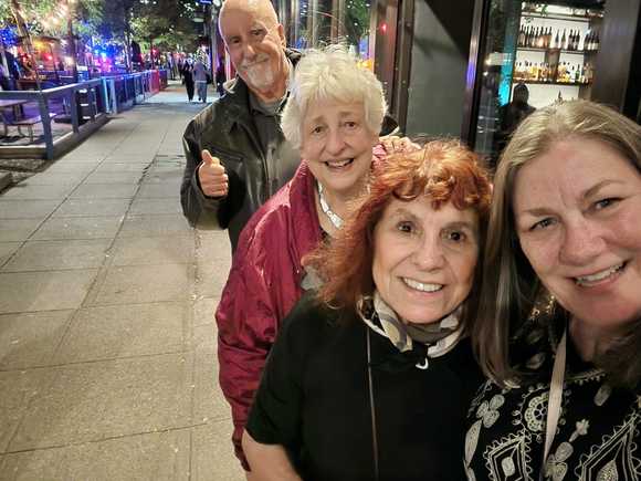 It was a fun evening!  Mimi has discovered the Fountain of Youth, for sure!
