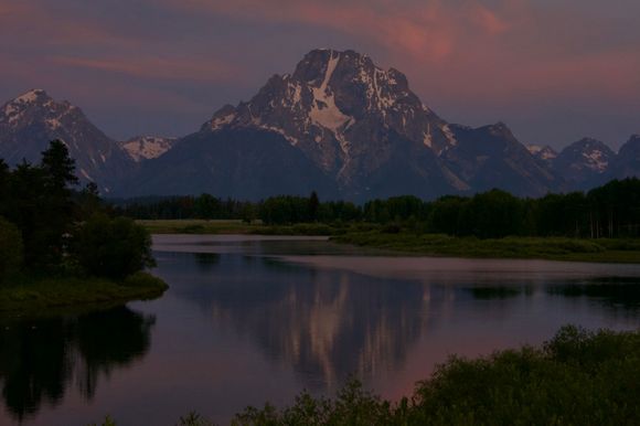 Sunrise at Oxbow Bend