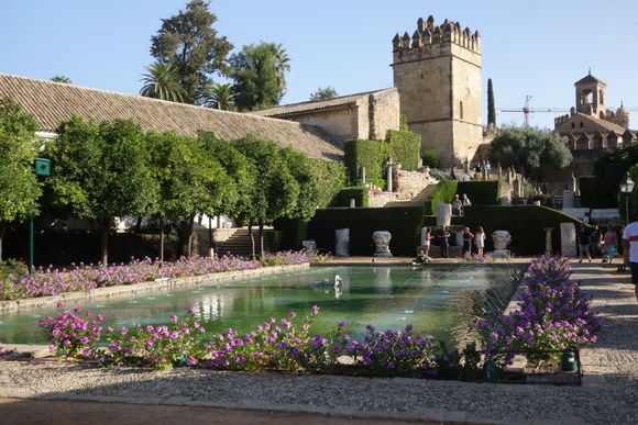 Gardens of the Alcazar de los Reyes Cristianos, Cordoba, Spain