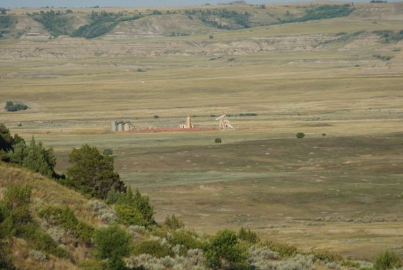 Oil wells in the middle of a national park. (pre Trump)