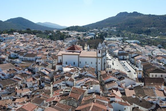 The town seen from the castle