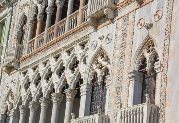 The elegant Ca D'oro Palace