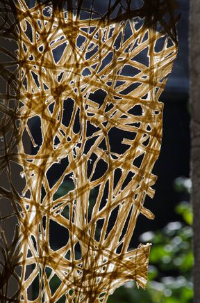 As stated before, our Quimper landlady Annie had an artistic side and these unique window shades were another example.