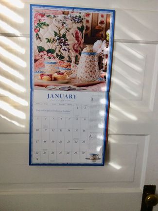 Not a great photo, but for the umpteenth year in a row I have the Teapot calendar. I’ll be heartbroken if they ever discontinue it.

​​​​​​​