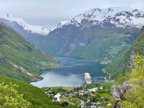 Geiranger from above
