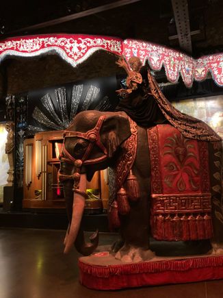 Inside musée des arts forains (photos don't do it justice)